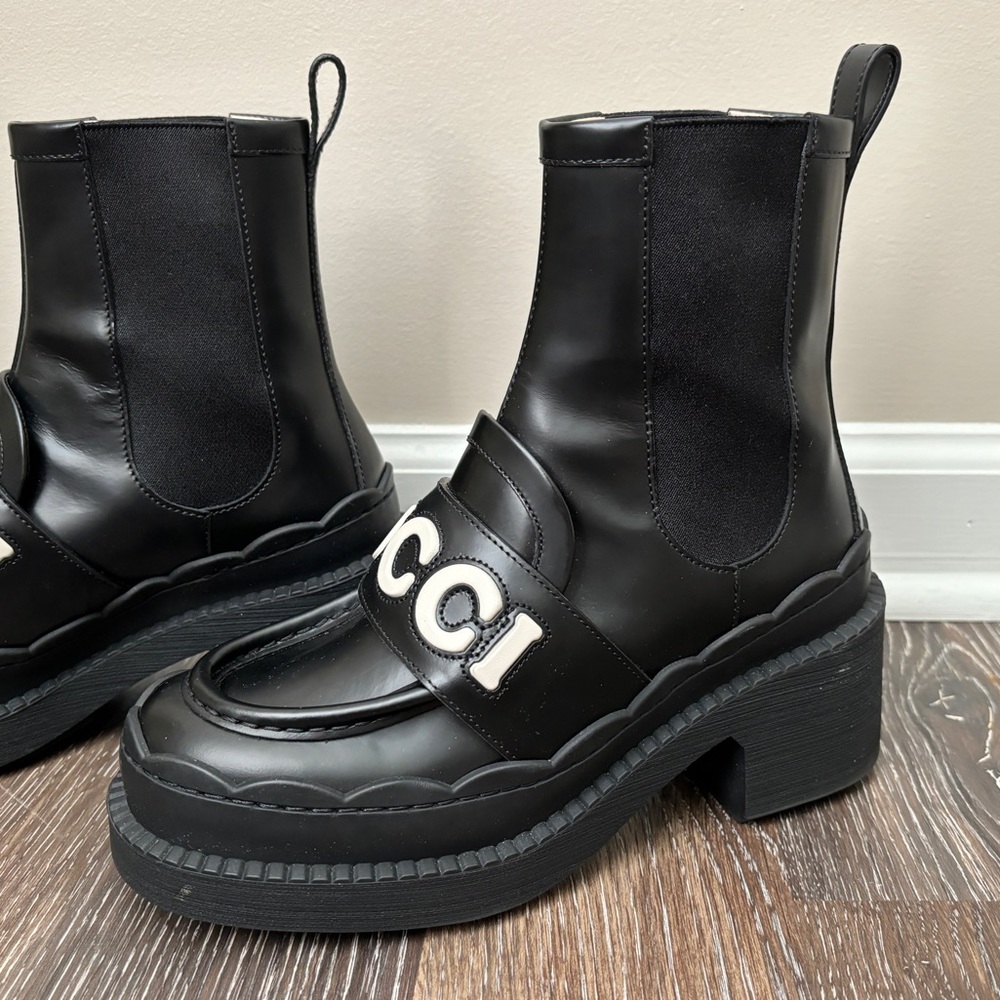 SOLD❗️Gucci logo boots, 36 - Picture 7 of 10
